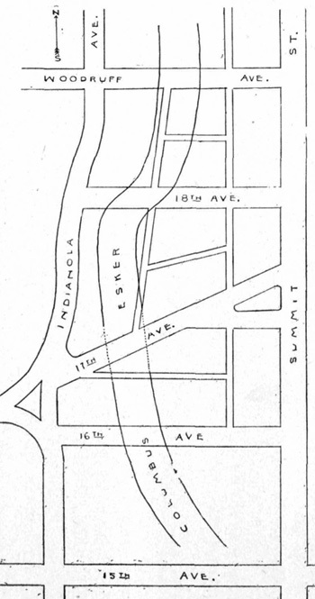 Esker map